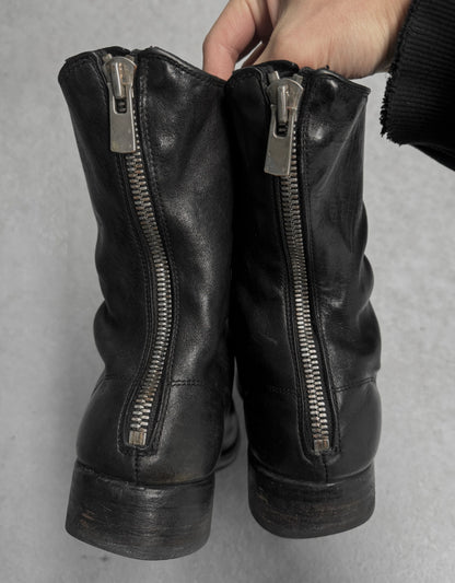 GUIDI ‘988’ Classic Horse Leather Back Zip Boots