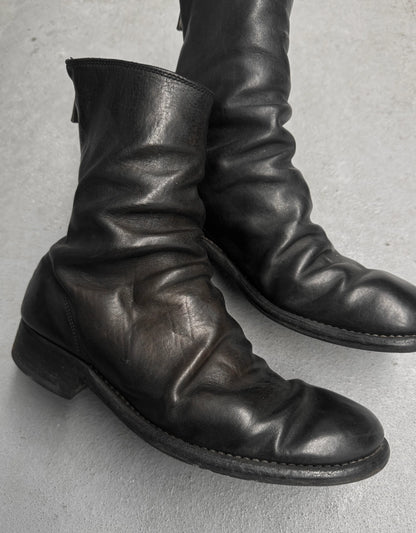 GUIDI ‘988’ Classic Horse Leather Back Zip Boots