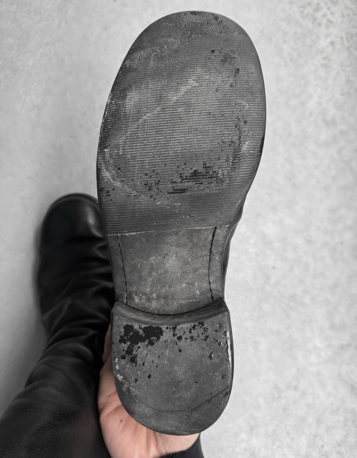 GUIDI ‘988’ Classic Horse Leather Back Zip Boots