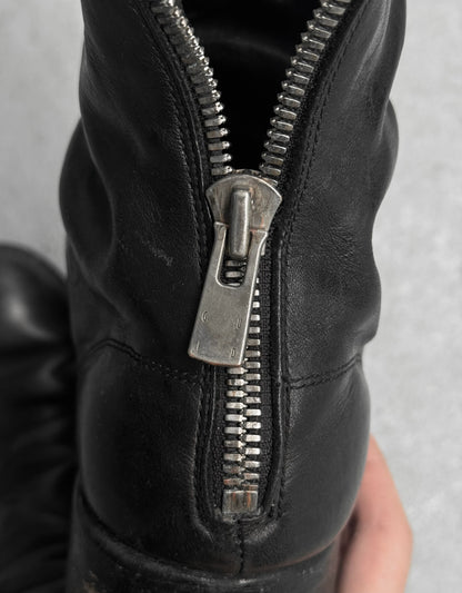 GUIDI ‘988’ Classic Horse Leather Back Zip Boots