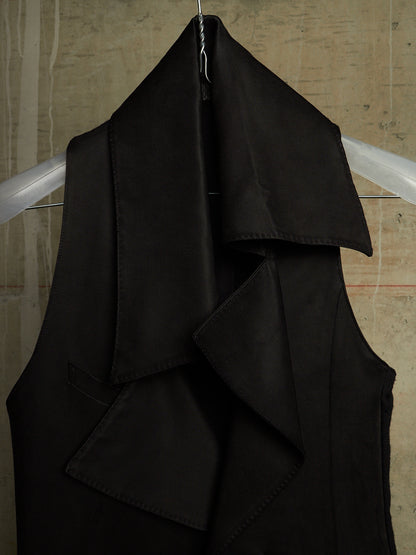 IfSixWasNine Early 00s 'NO. JK-PAPILLON/NS 677D' Asymmetric Pointed Collared Vest