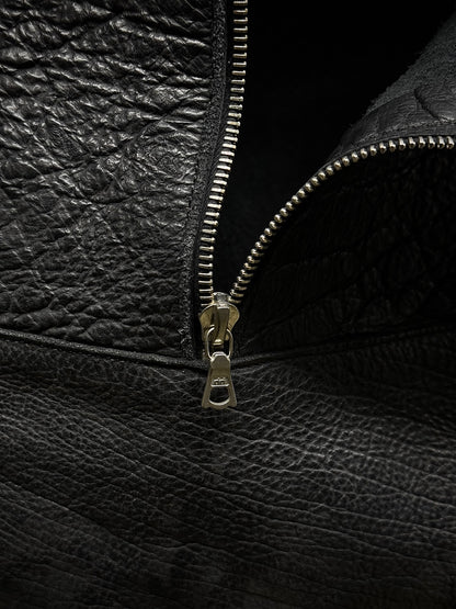 m.a+ by Maurizio Amadei 00s Bison Leather Square Patchwork Utility Bag