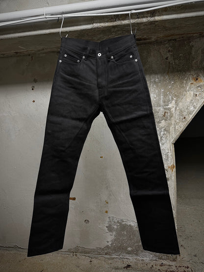 Rick Owens DRKSHDW AW23 "LUXOR" 16oz Japanese Selvedge 'Detroit Cut' Denim | Archive Fashion Toronto