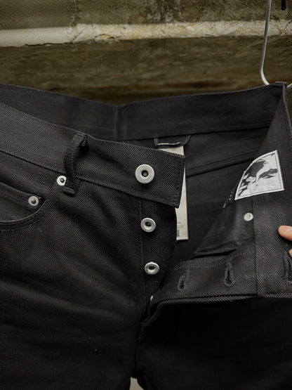 Rick Owens DRKSHDW AW23 "LUXOR" 16oz Japanese Selvedge 'Detroit Cut' Denim detail | DRIEW GARMENTS
