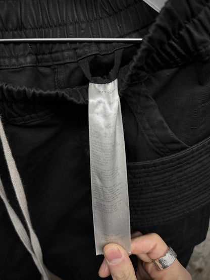 Rick Owens DRKSHDW AW24 "PORTERVILLE" Creatch Wide Cargo Pants detail | DRIEW GARMENTS