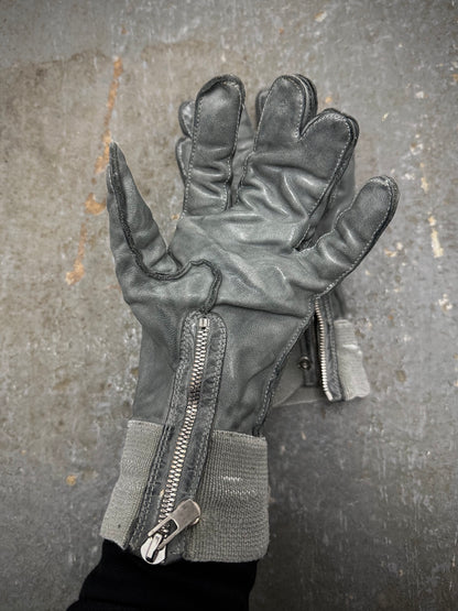 Carol Christian Poell Early 2000s ‘AM/2593 CORS-PTC/19’ Object-dyed Horse Leather Syndactyly Hands Gloves