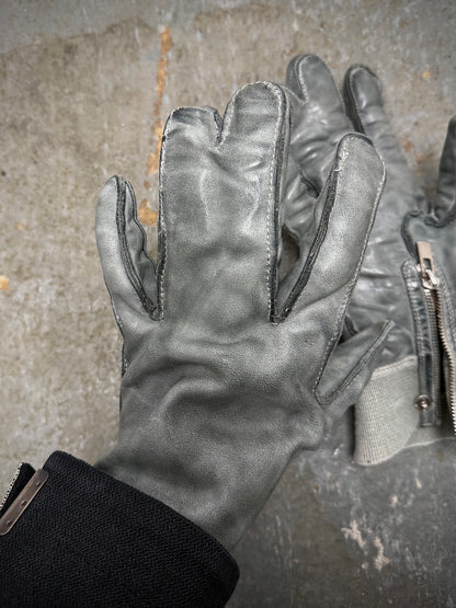 Carol Christian Poell Early 2000s ‘AM/2593 CORS-PTC/19’ Object-dyed Horse Leather Syndactyly Hands Gloves