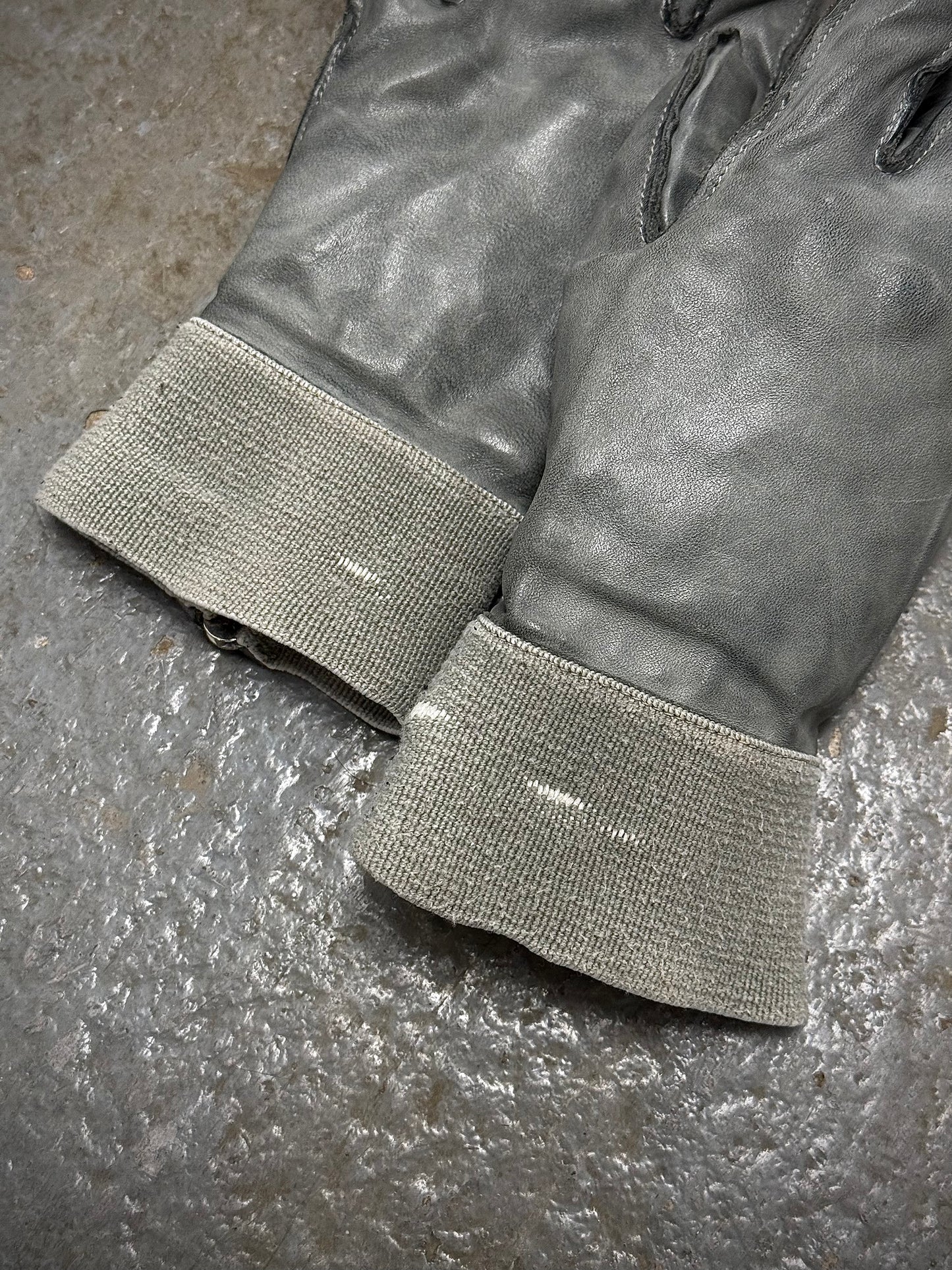 Carol Christian Poell Early 2000s ‘AM/2593 CORS-PTC/19’ Object-dyed Horse Leather Syndactyly Hands Gloves