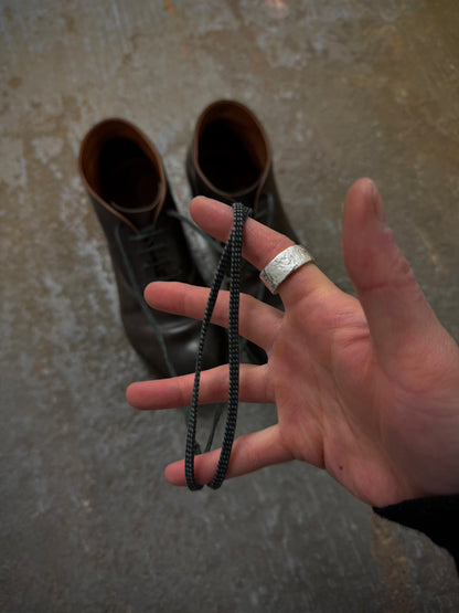 Maurizio Altieri m_moriabc by Maurizio Altieri Goodyear Hand Welted Brown Horween Shell Cordovan Derb detail | DRIEW GARMENTS