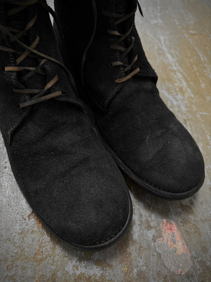 Guidi '995' Full-grain Reverse Baby Buffalo Leather Lace-up Boots detail | DRIEW GARMENTS