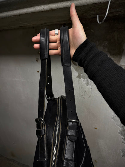 Dries Van Noten Early 00s Multi-Zip Duck Canvas Bag detail | DRIEW GARMENTS