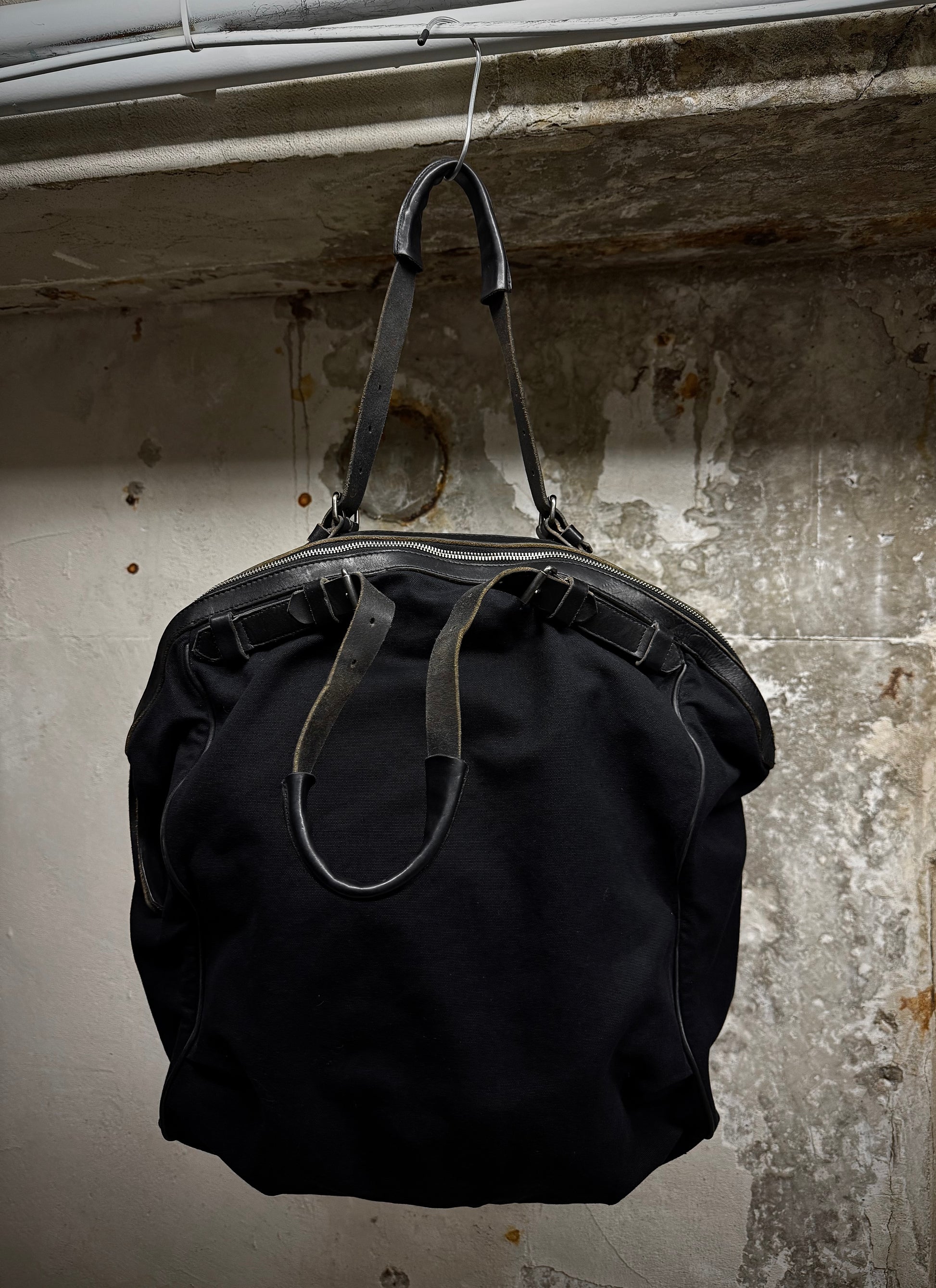 Dries Van Noten Early 00s Multi-Zip Duck Canvas Bag detail | DRIEW GARMENTS