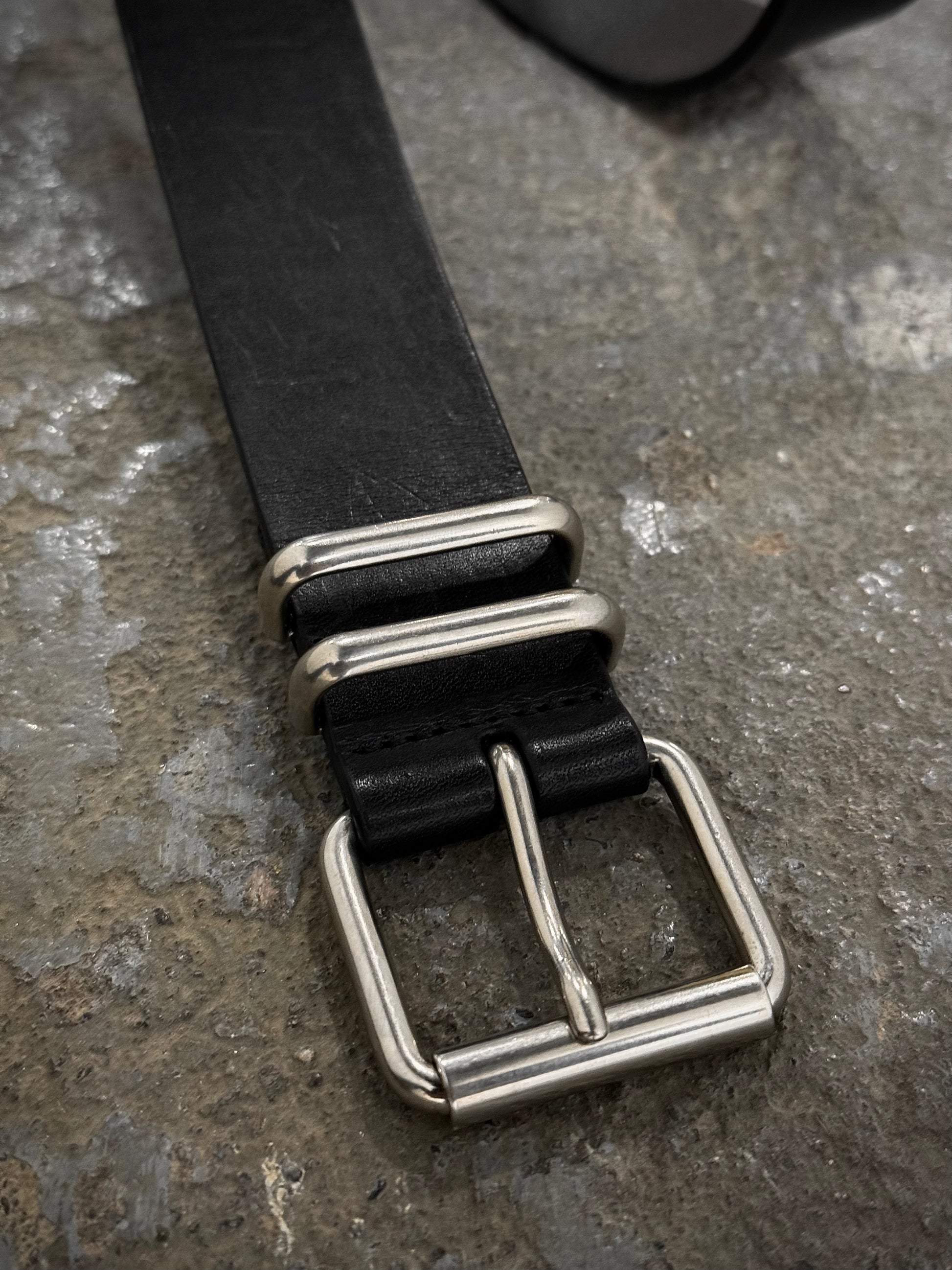 Dries Van Noten AW20 Studded Metal Leather Belt detail | DRIEW GARMENTS