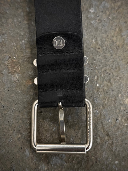 Dries Van Noten AW20 Studded Metal Leather Belt detail | DRIEW GARMENTS