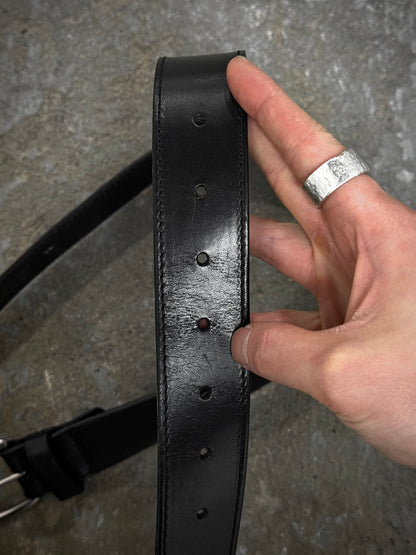 Dries Van Noten AW20 Metal Buckle Leather Belt detail | DRIEW GARMENTS