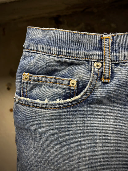 DIOR HOMME by Kris Van Assche SS08 Light Washed Blue Denim detail | DRIEW GARMENTS