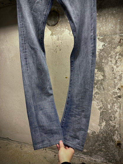 DIOR HOMME by Kris Van Assche SS08 Light Washed Blue Denim detail | DRIEW GARMENTS