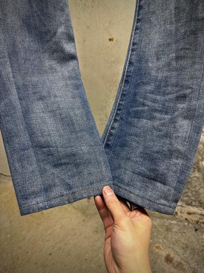 DIOR HOMME by Kris Van Assche SS08 Light Washed Blue Denim detail | DRIEW GARMENTS