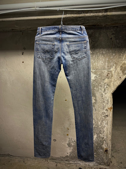 DIOR HOMME by Kris Van Assche SS08 Light Washed Blue Denim detail | DRIEW GARMENTS