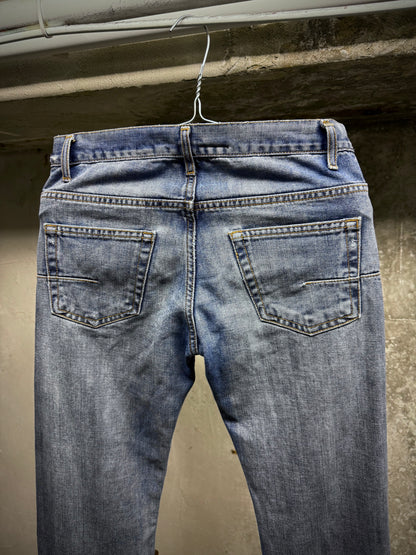 DIOR HOMME by Kris Van Assche SS08 Light Washed Blue Denim detail | DRIEW GARMENTS