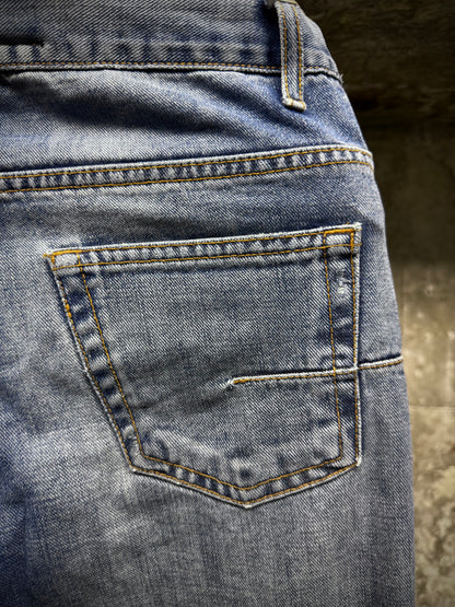 DIOR HOMME by Kris Van Assche SS08 Light Washed Blue Denim detail | DRIEW GARMENTS