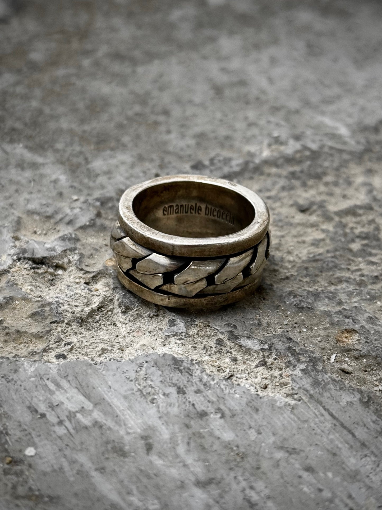 Emanuele Bicocchi .925 Silver Braided Ring | Archive Fashion Toronto