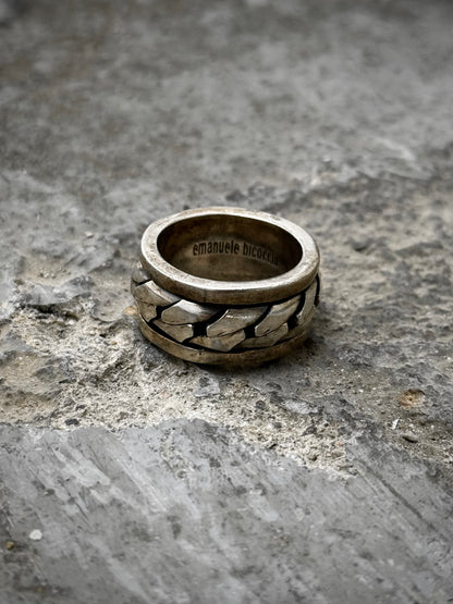 Emanuele Bicocchi .925 Silver Braided Ring | Archive Fashion Toronto