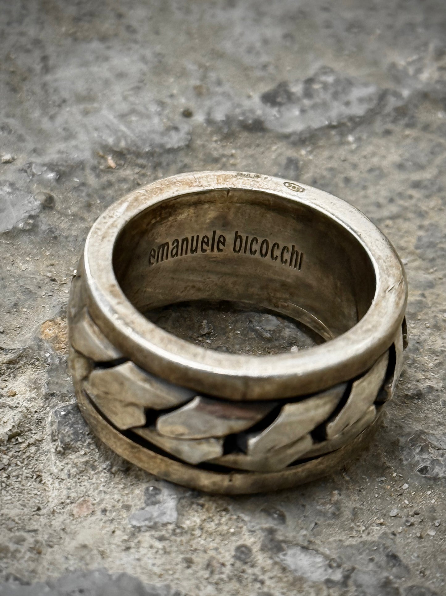 Emanuele Bicocchi .925 Silver Braided Ring detail | DRIEW GARMENTS