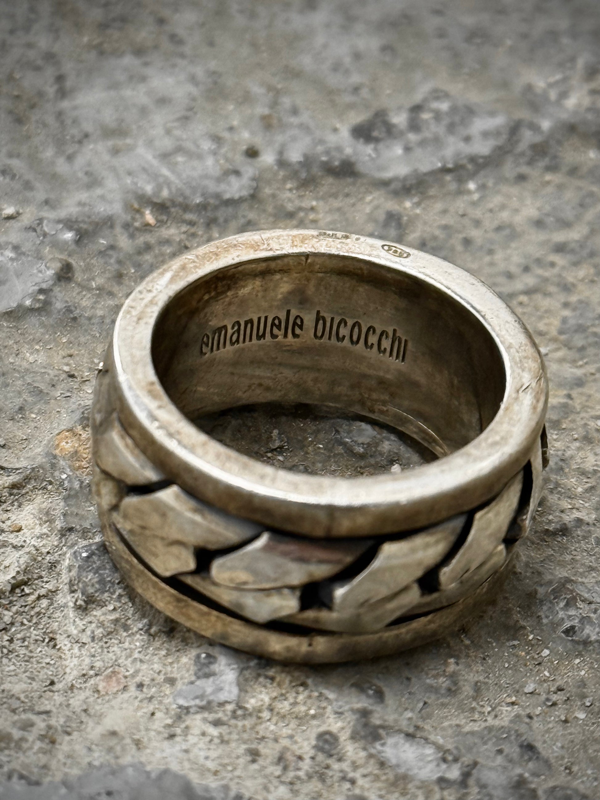 Emanuele Bicocchi .925 Silver Braided Ring detail | DRIEW GARMENTS