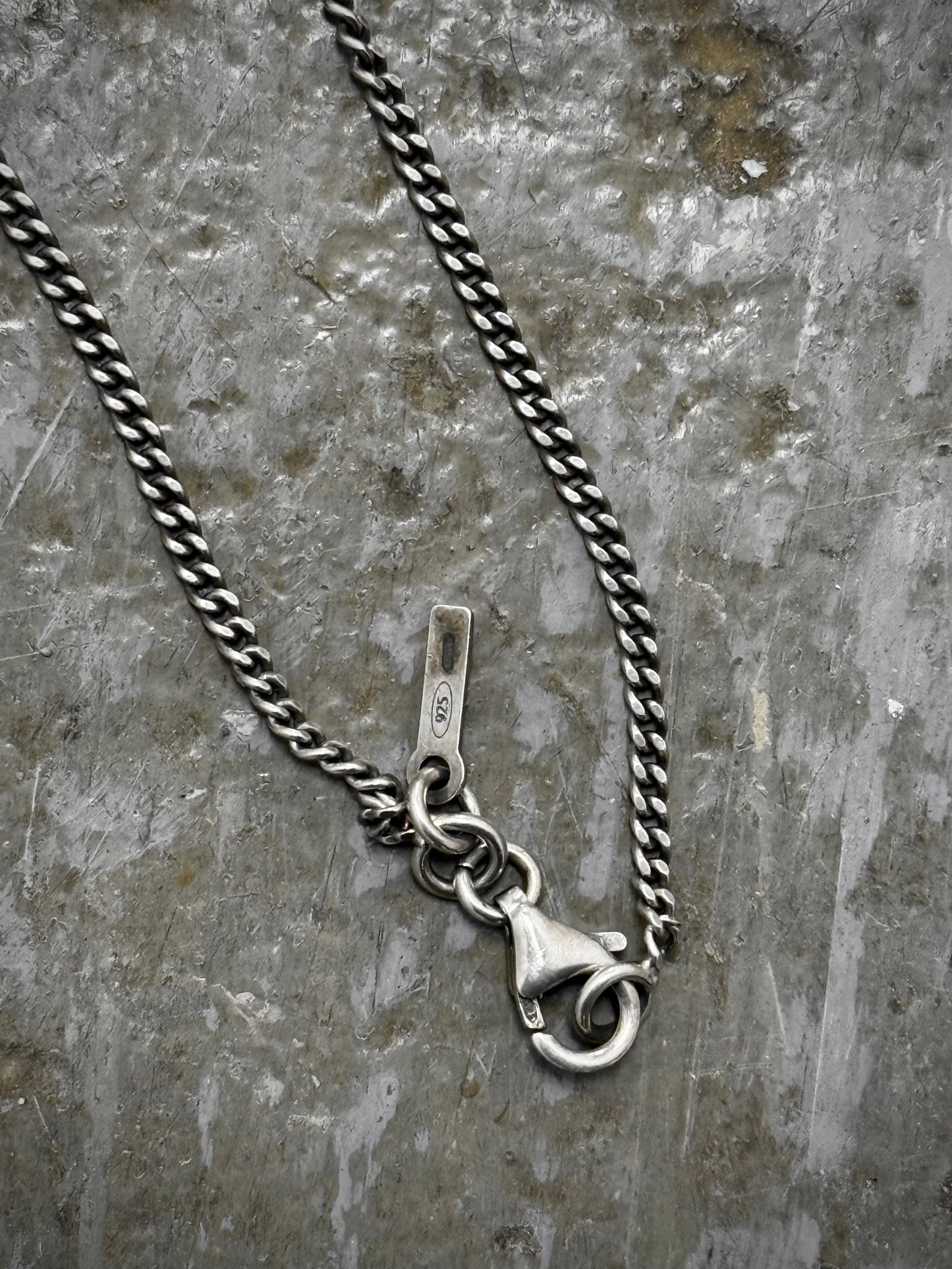 Emanuele Bicocchi .925 Silver Padlock Pendant Chain Necklace detail | DRIEW GARMENTS