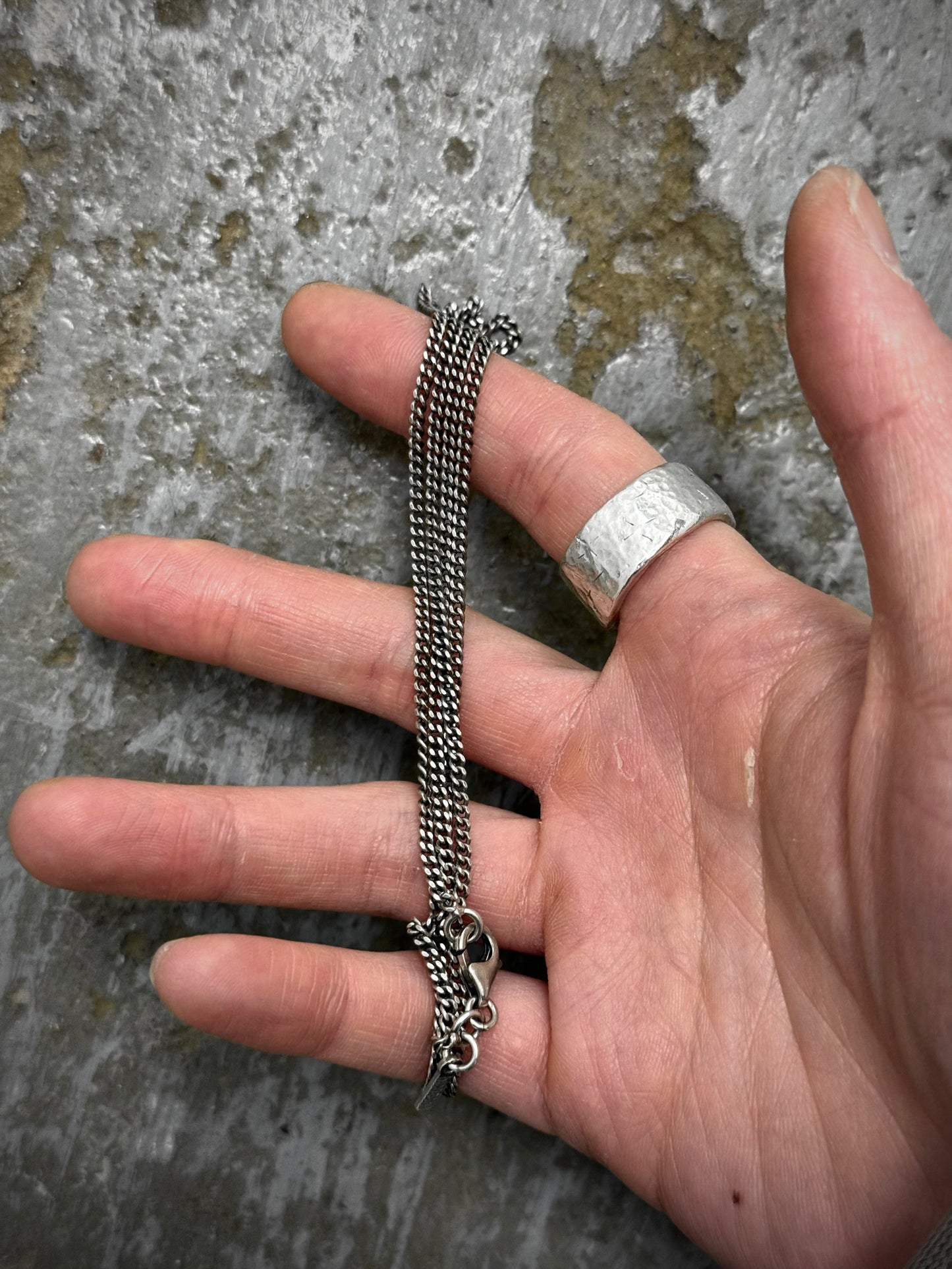 Emanuele Bicocchi .925 Silver Padlock Pendant Chain Necklace detail | DRIEW GARMENTS