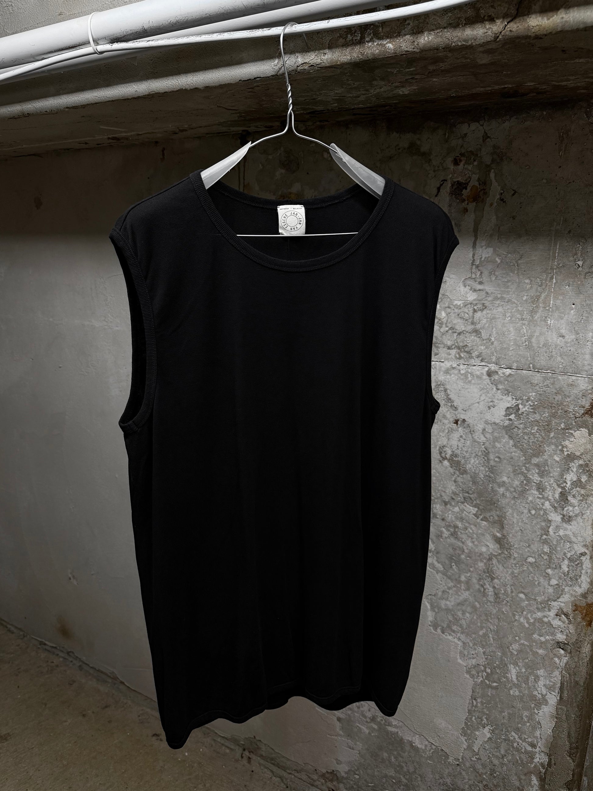Jan-Jan Van Essche Washi Cotton Rib Knit Oversized Tank Top | Archive Fashion Toronto