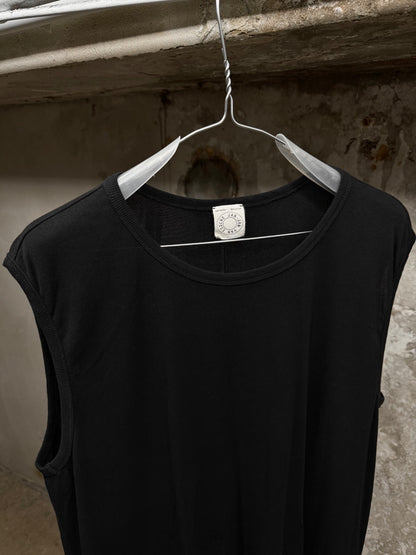 Jan-Jan Van Essche Washi Cotton Rib Knit Oversized Tank Top detail | DRIEW GARMENTS