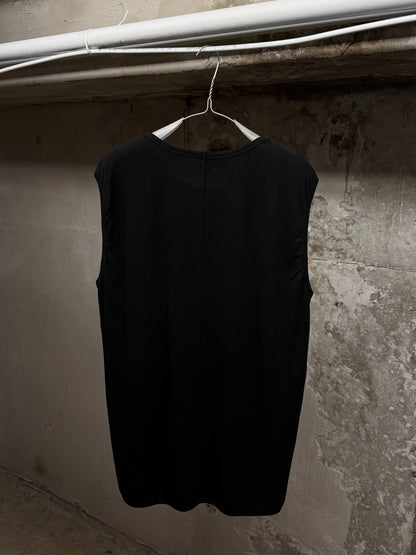 Jan-Jan Van Essche Washi Cotton Rib Knit Oversized Tank Top detail | DRIEW GARMENTS