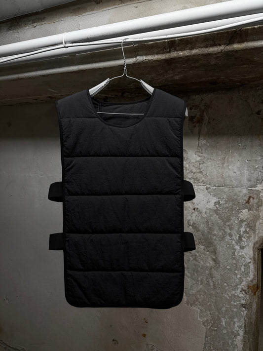 Boris Bidjan Saberi 11 by Boris Bidjan Saberi AW20 PrimaLoft Crinkled Nylon Padded Vest | Archive Fashion Toronto