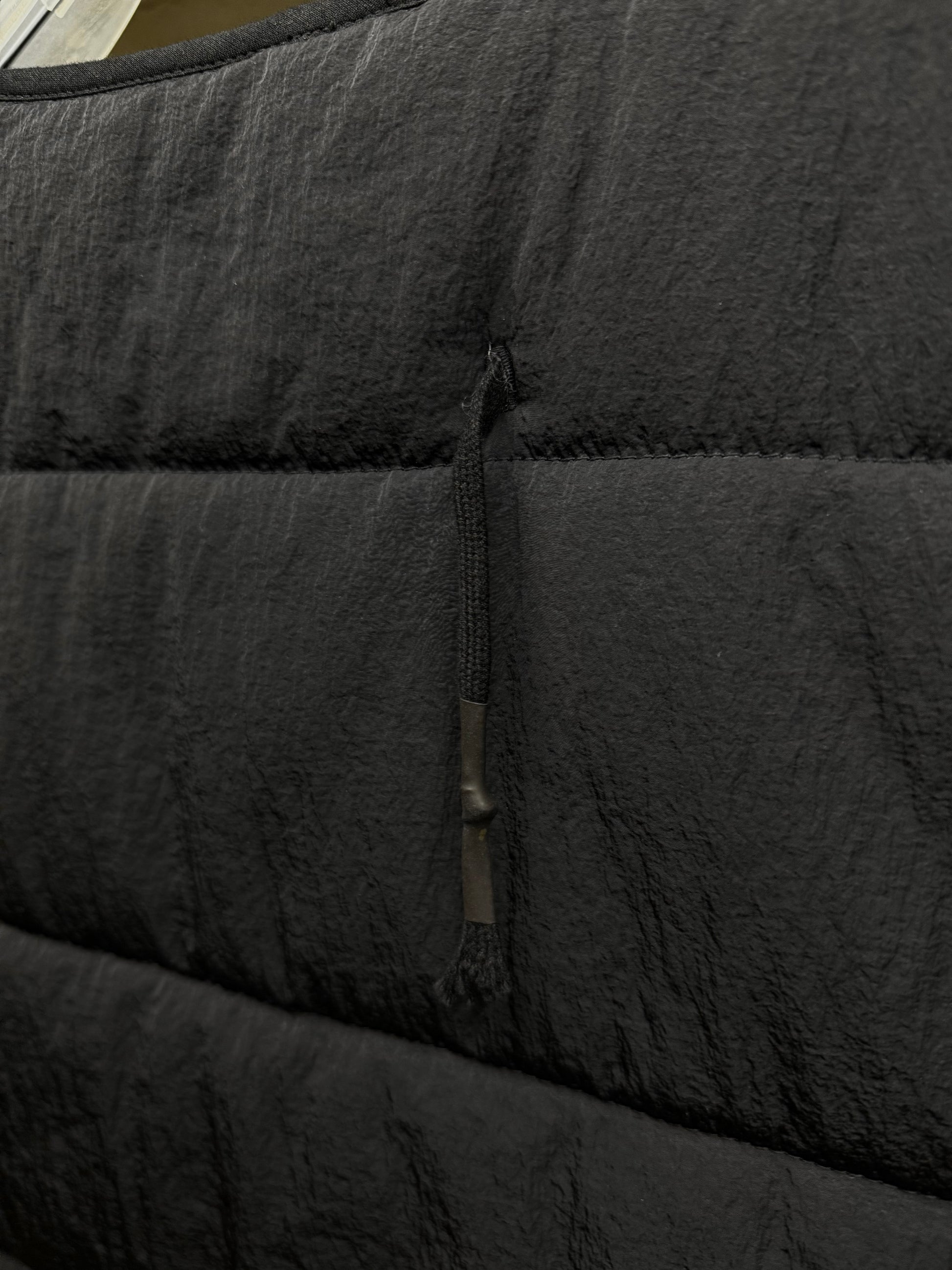 Boris Bidjan Saberi 11 by Boris Bidjan Saberi AW20 PrimaLoft Crinkled Nylon Padded Vest detail | DRIEW GARMENTS