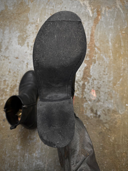 Ann Demeulemeester AW20 Dual Side Zipper Cow Leather Boots