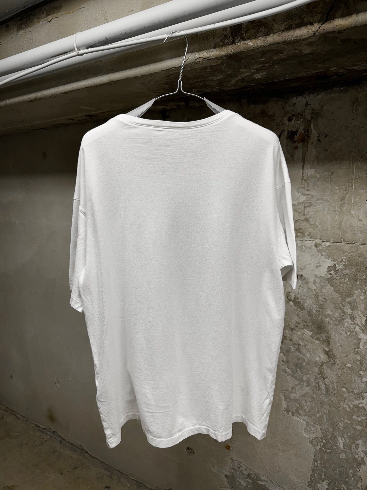 Ann Demeulemeester SS18 Floral "A" White Floral Graphic T-shirt