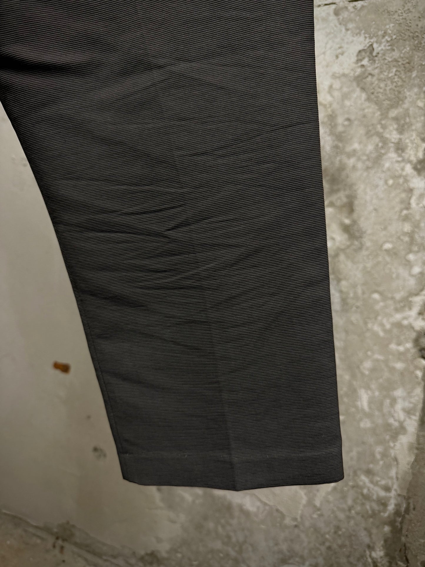 Rick Owens SS18 "DIRT" DARK DUST Striped Drop-crotch Sarouel Pants