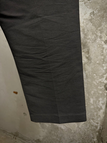 Rick Owens SS18 "DIRT" DARK DUST Striped Drop-crotch Sarouel Pants
