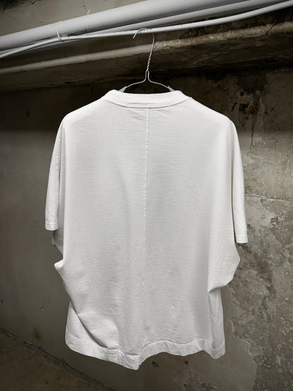 Julius_7 SS19 "MMXIX_7 BEELZEBUB;" White Graphic Raglan T-shirt