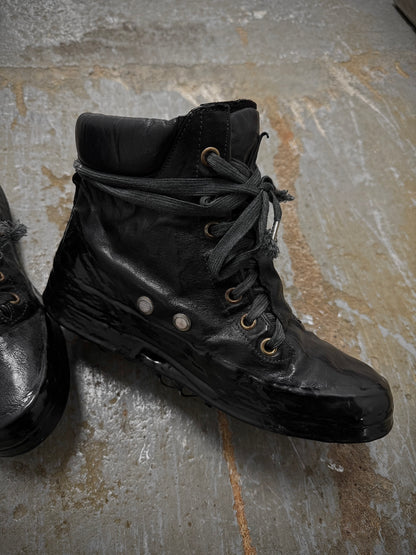 Carol Christian Poell ‘AM/2685C ROOMS-PTC/010’ Object-dyed Kangaroo Leather Drip Sneakers