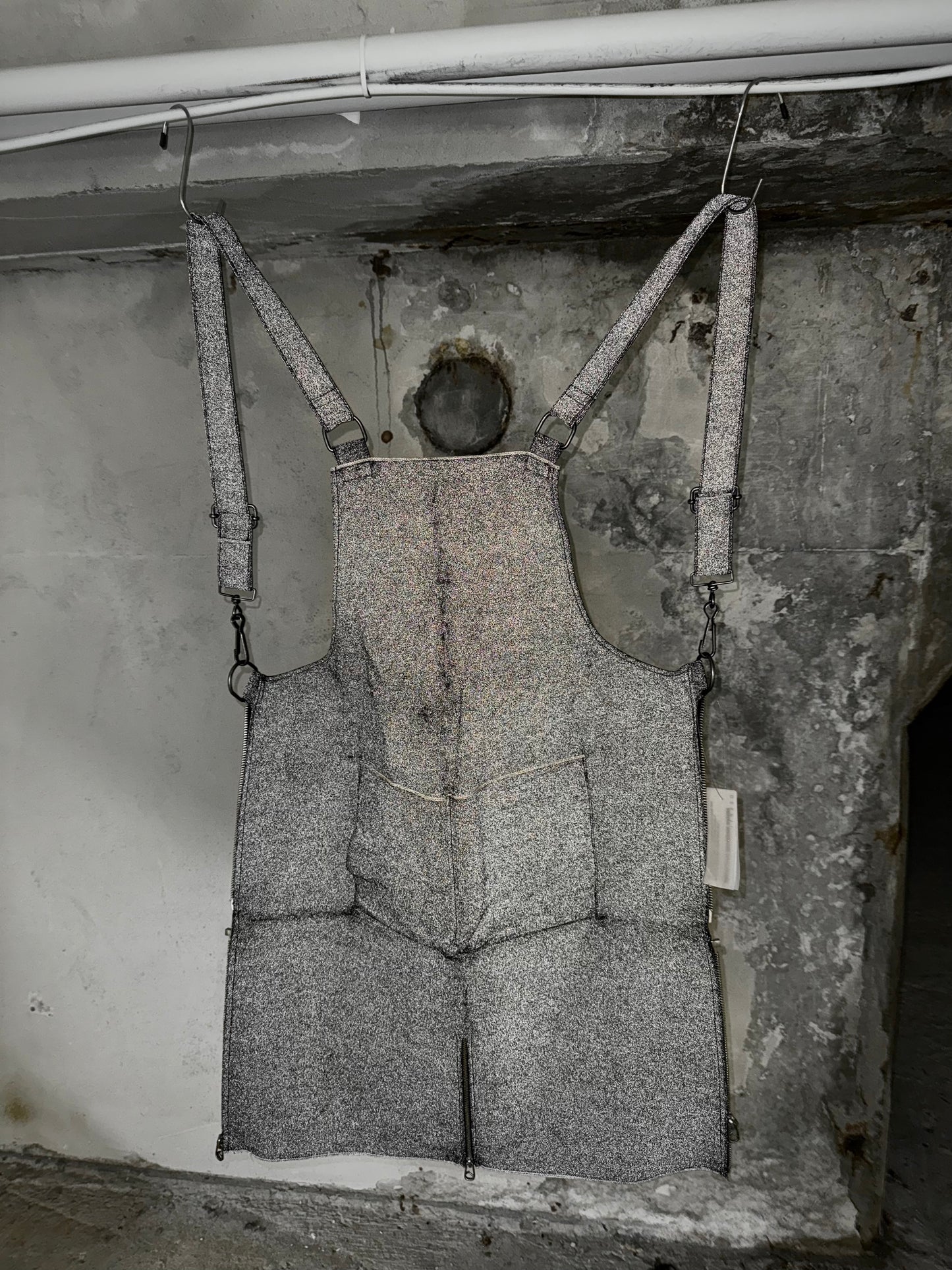 DEEPTI Collection °025-026 'V–154 LAW-96L' Reflective Selvedge Denim Apron Vest