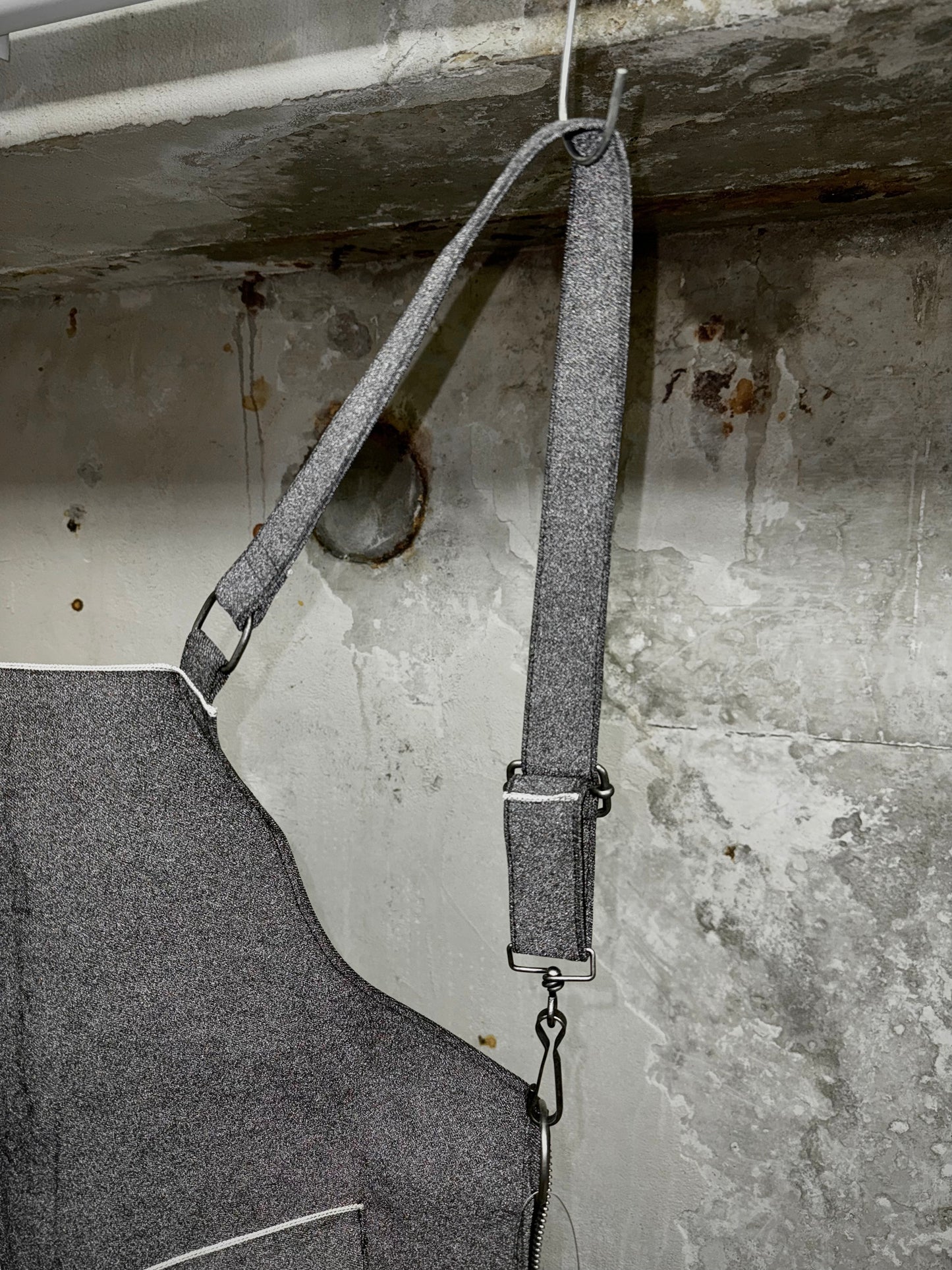 DEEPTI Collection °025-026 'V–154 LAW-96L' Reflective Selvedge Denim Apron Vest