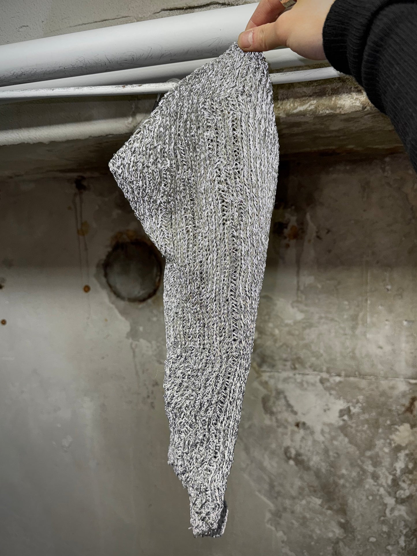 Carol Christian Poell 2010 'KM/2716-IN XΞNIT/3' Xposed Knit Neck Scarf