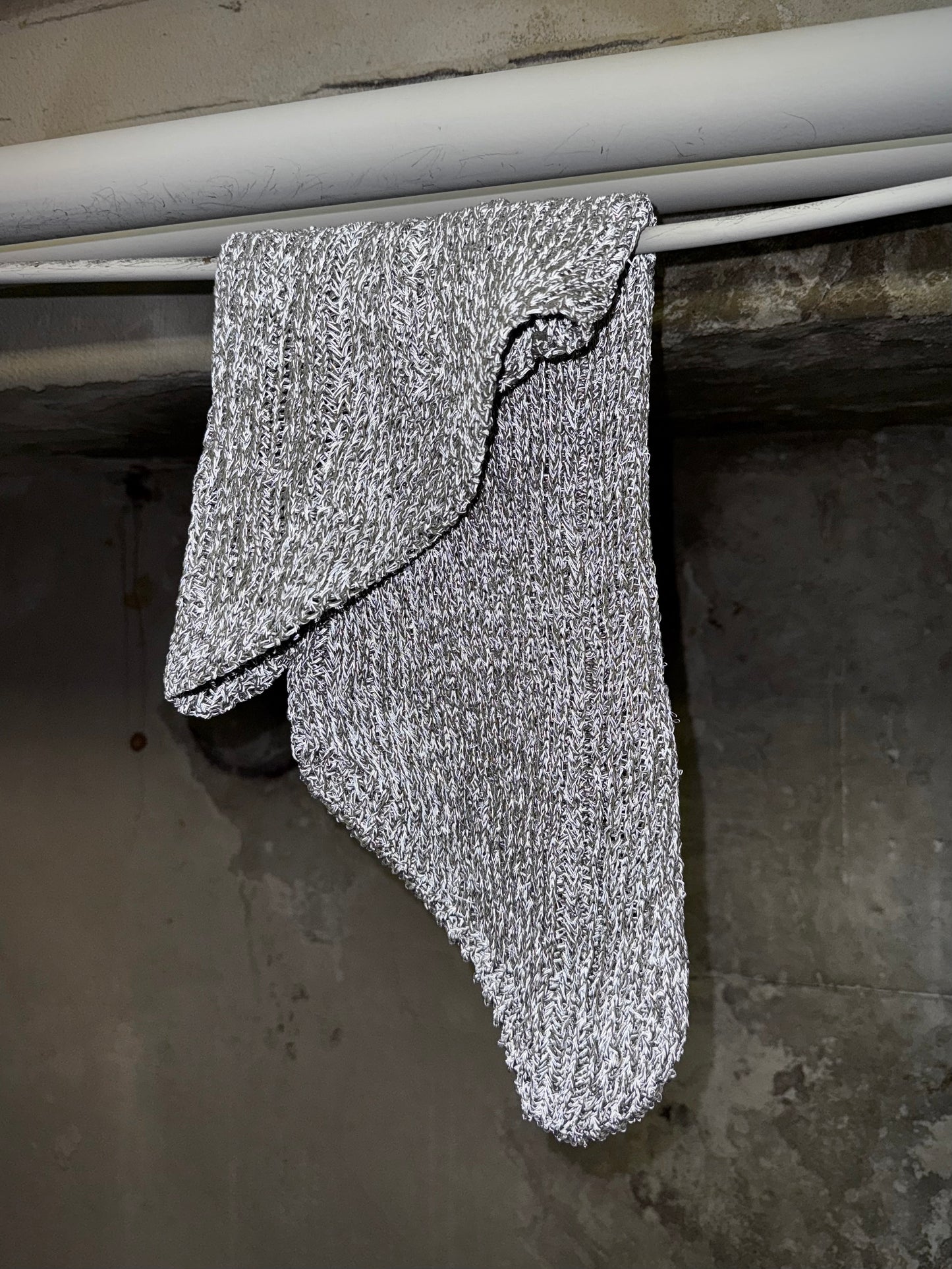 Carol Christian Poell 2010 'KM/2716-IN XΞNIT/3' Xposed Knit Neck Scarf