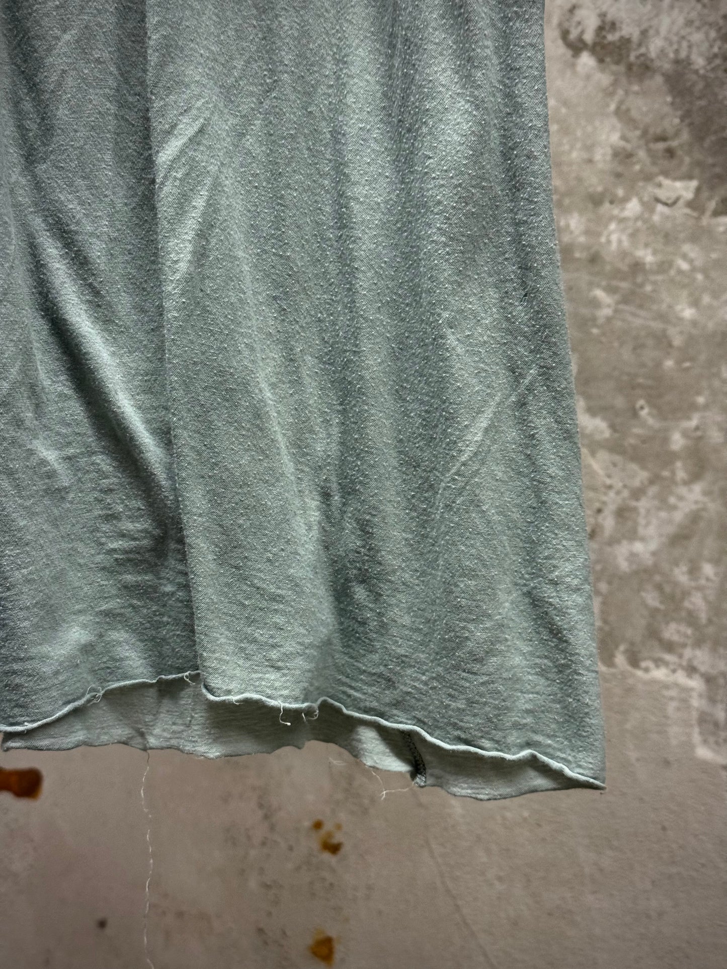 Boris Bidjan Saberi AW19 ‘TS2. TF’ Patina Blue Obejct-dyed T-shirt
