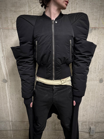 Rick Owens AW22 "STROBE" Alice Kunst Down Bomber Jacket