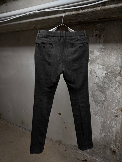 The Viridi-Anne Early 00s Straight Leg Wool Trousers