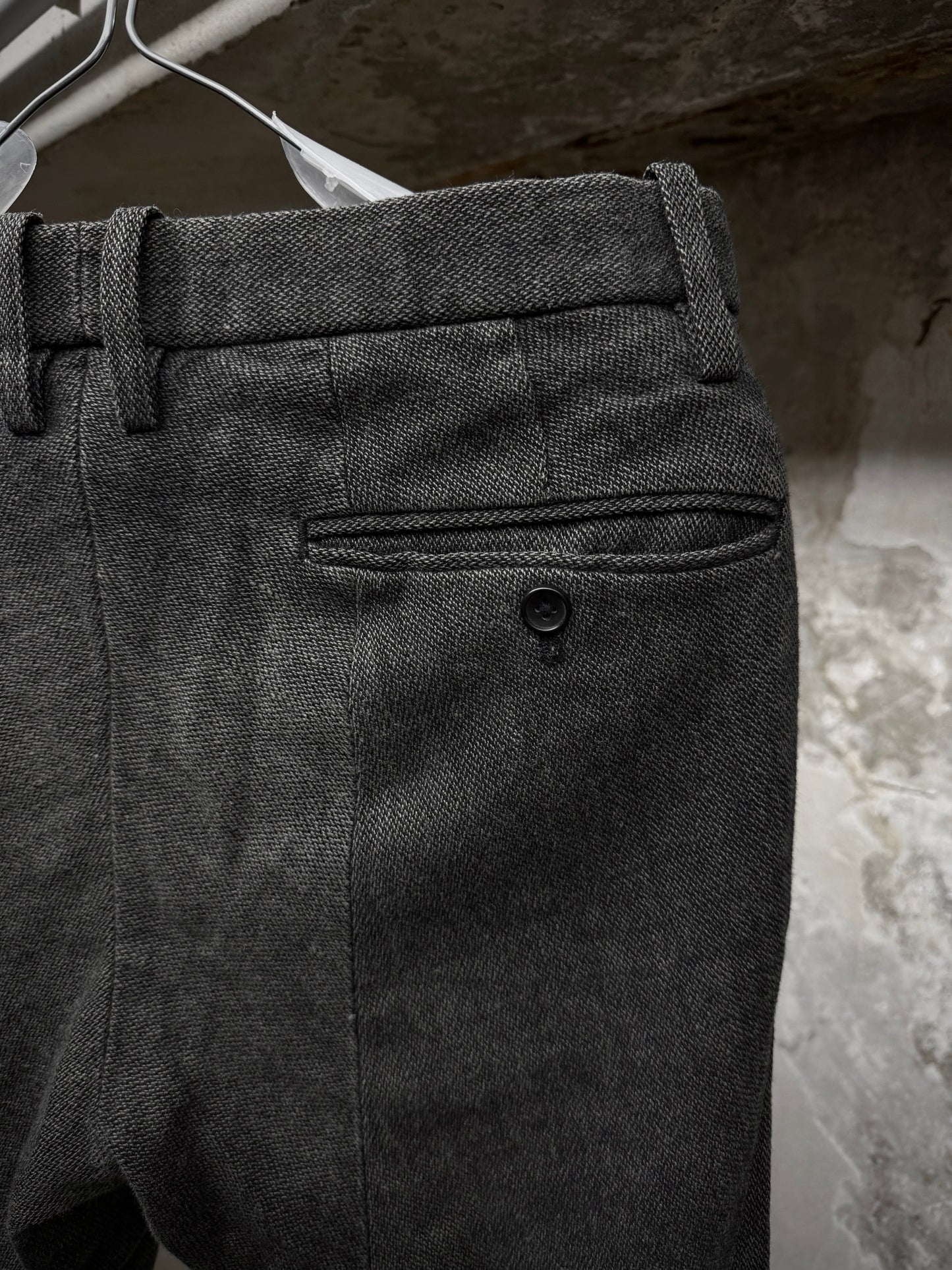 The Viridi-Anne Early 00s Straight Leg Wool Trousers